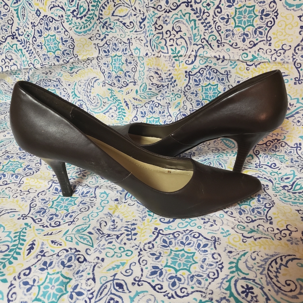 Brown Leather heels
